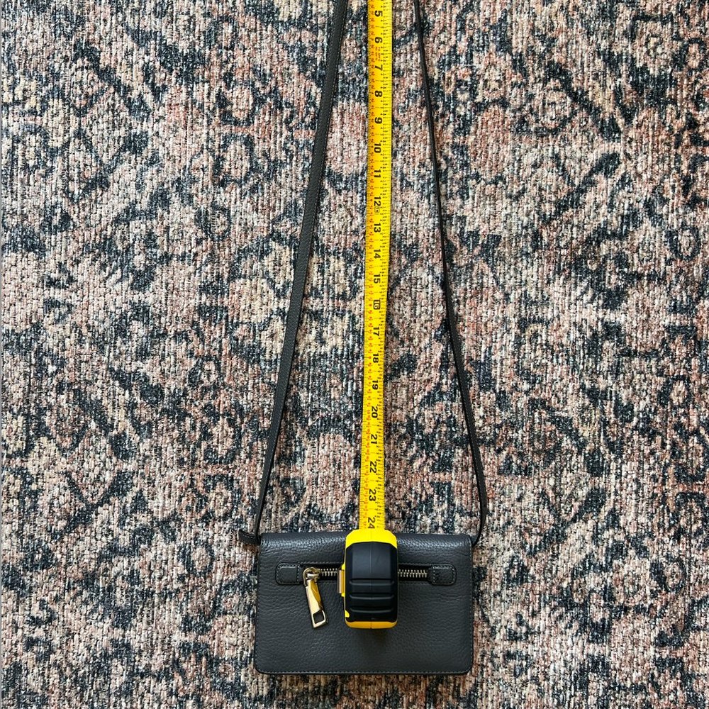 Marc Jacobs Gotham Pebbled Leather Crossbody Wallet Bag - Picture 5 of 8